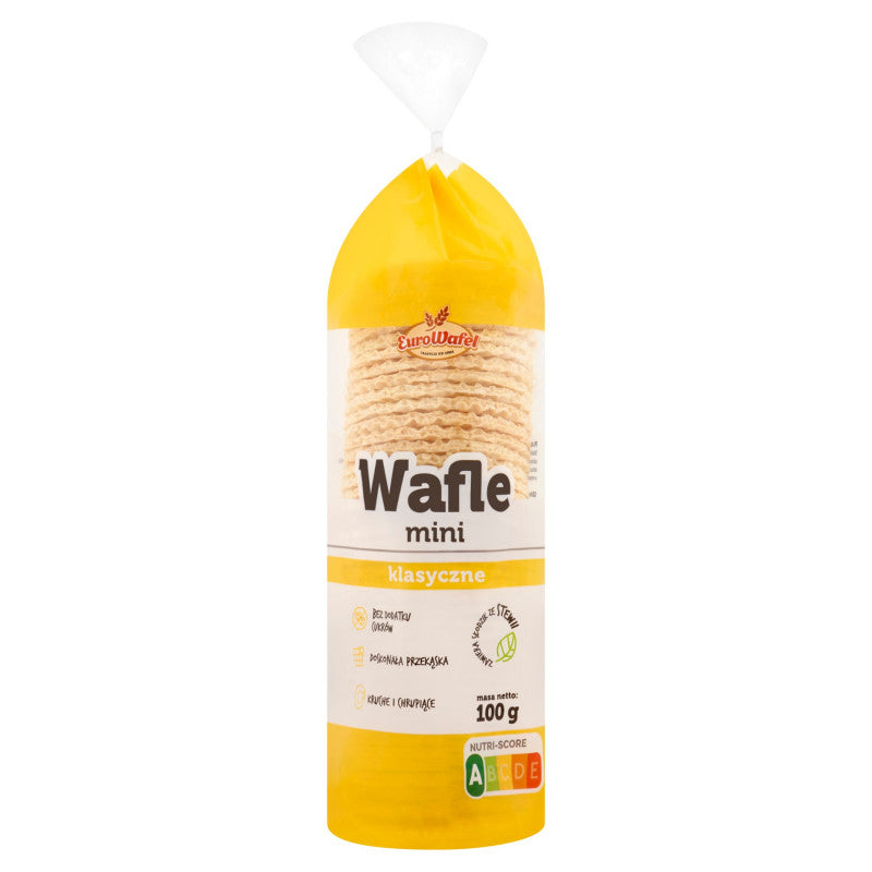 Eurowafel Wafle mini klasyczne 100 g
