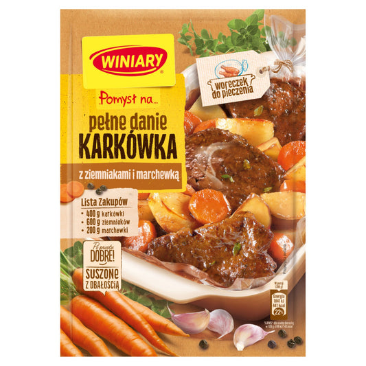Winiary Pomysł na... Pełne danie Karkówka z ziemniakami i marchewką 30 g